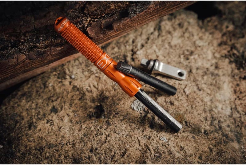 EXOTAC nanoSTRIKER XL Self-Contained Ferrocerium Firestarter for Emergency Survival, Camping, and Hiking - Black - Image 5